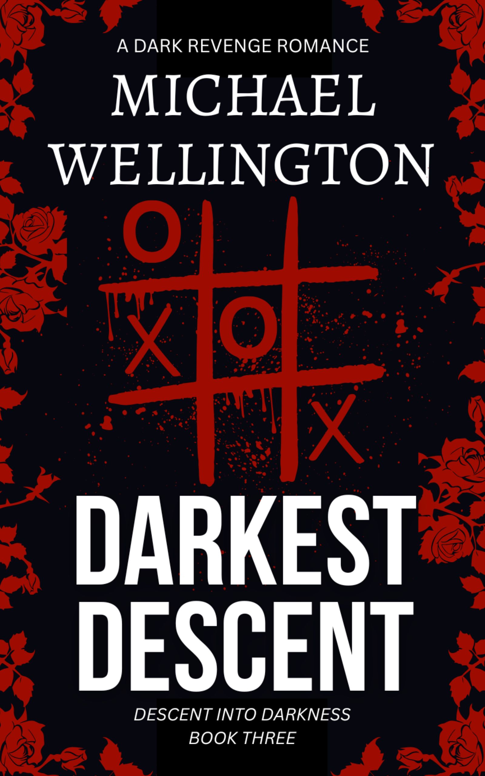 Darkest Descent, book three in the Descent Into Darkness series, book cover image.